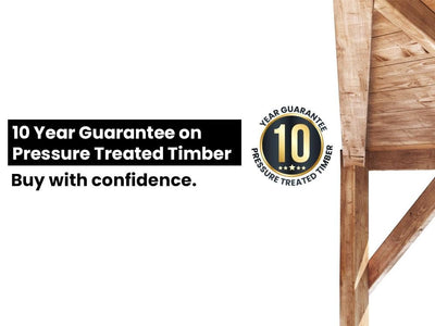 Close-up graphic of the gazebo roof underside showing tongue-and-groove timber construction and descriptive product text