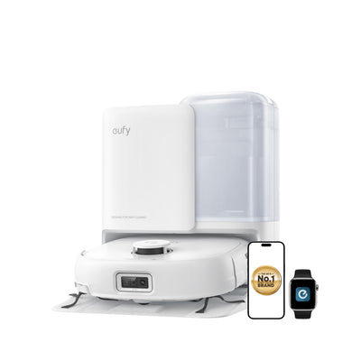 eufy E25 Omni, Robot Vacuum Cleaner with Mop,HydroJet Self-Clean Roller Mop