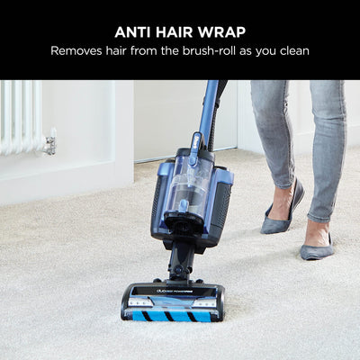 Shark Cordless Upright Vacuum Cleaner, with Anti Hair Wrap, Blue ICZ300UKT