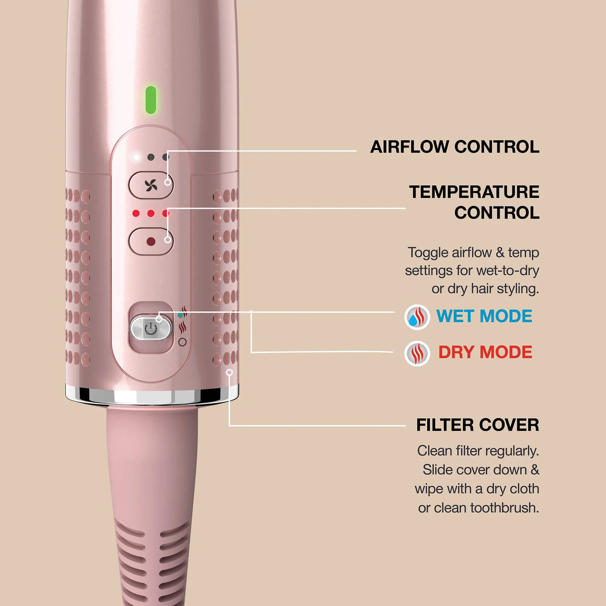 Shark Glossi 2-in-1 Hot Tool and Air Glosser